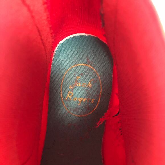 Jack Rogers Sallie Slip-On Red Rain Booties - Picture 2 of 8